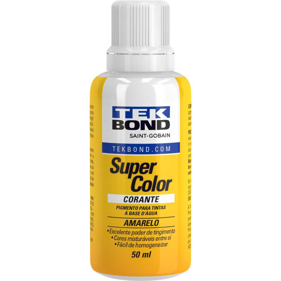 Corante Líquido TekBond Tinta à Base D'água 50ml
