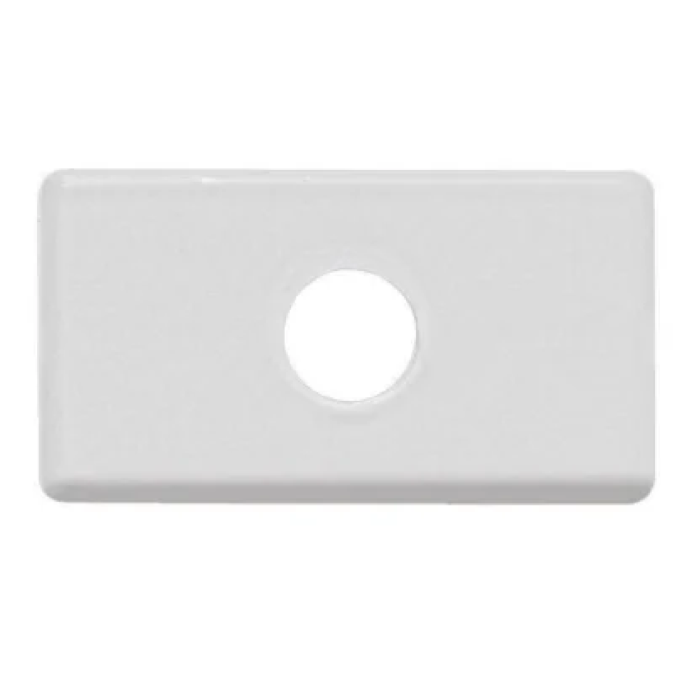 Módulo Tampo Furo Tramontina Aria 9,5mm Branco