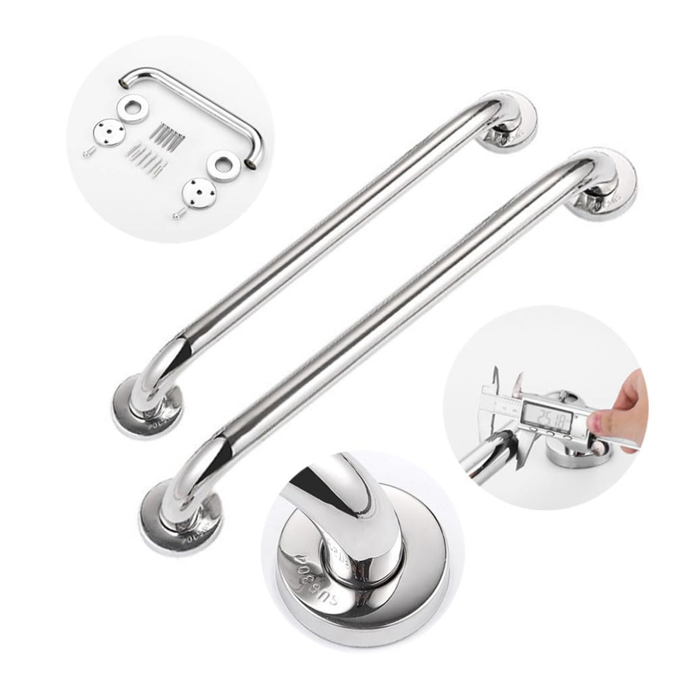 Barra Alça Corrimão Apoio Segurança Banheiro 40cm Inox