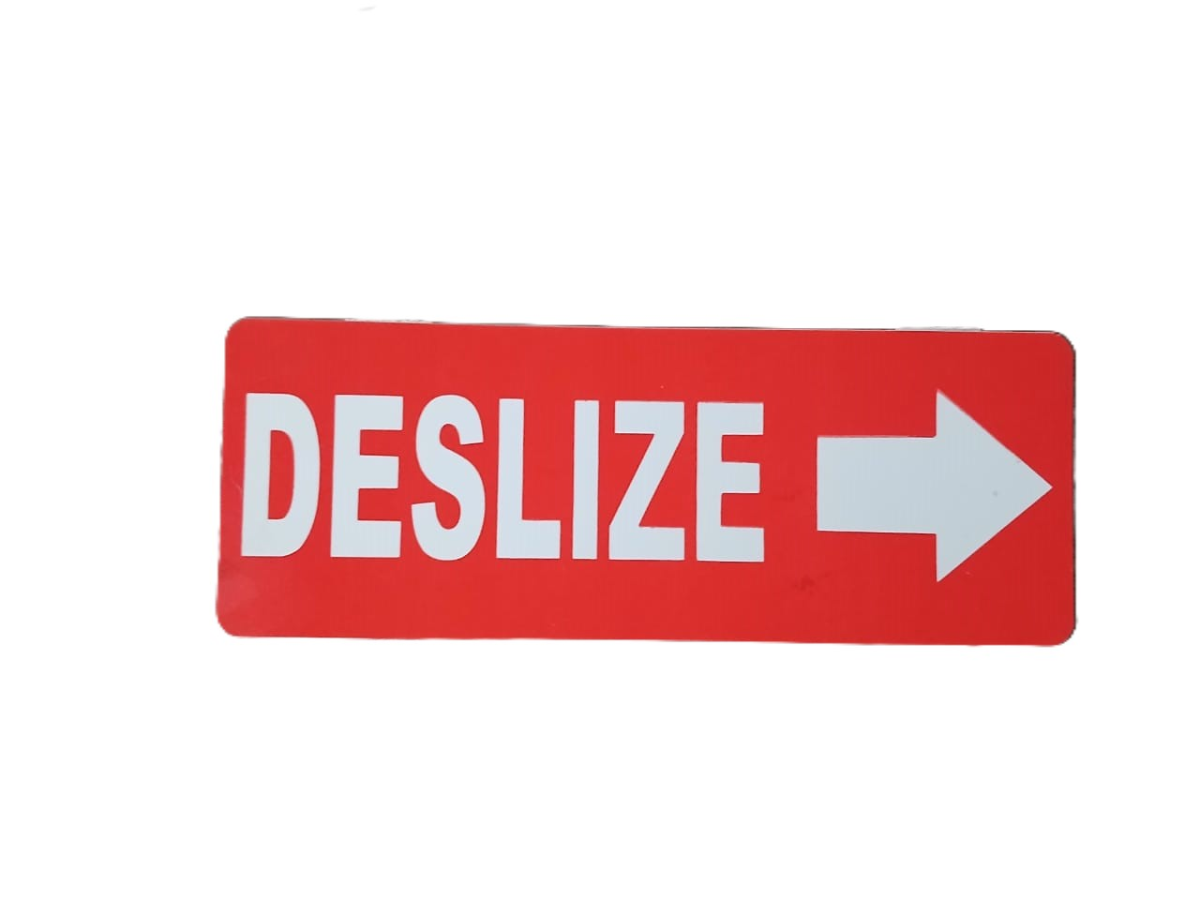 Plaquinha 19x7cm Deslize Direto