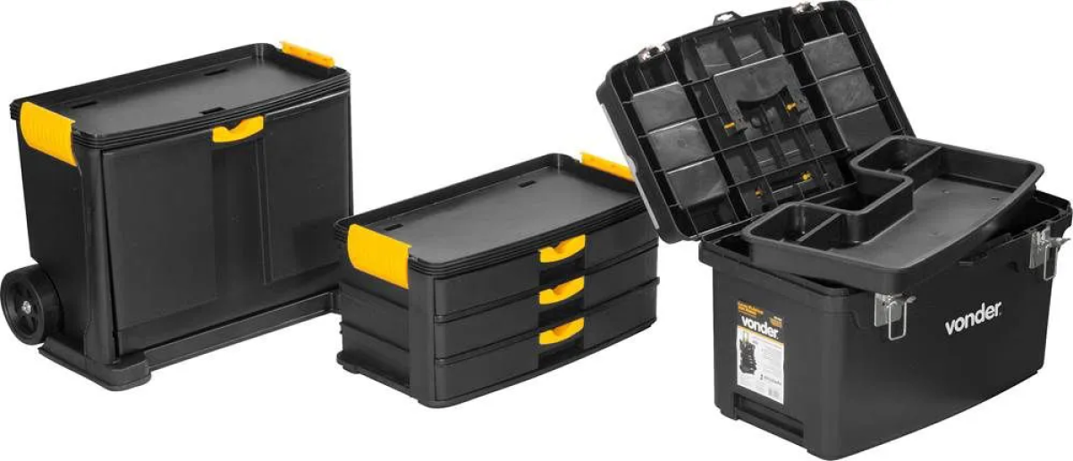 Caixa Para Ferramentas Vonder Com Rodas CRV 0500 - #3