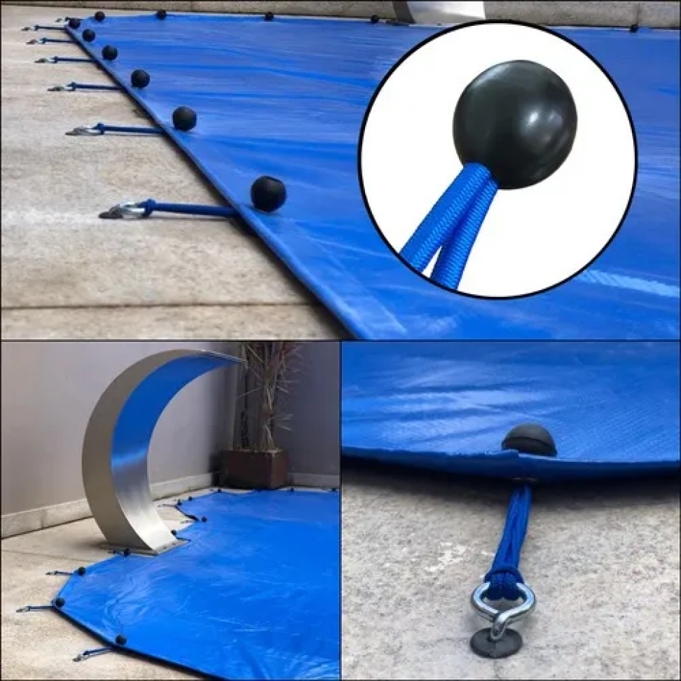 Pino com Elásticos para Lona Piscina 25/15cm