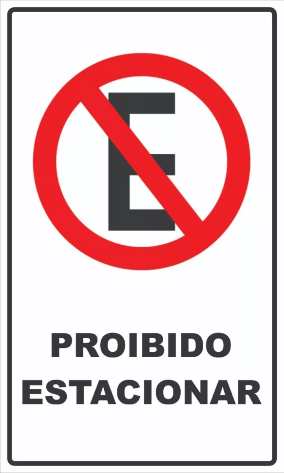 Placa de Sinalização ACM 50 x 70 cm Refletiva
