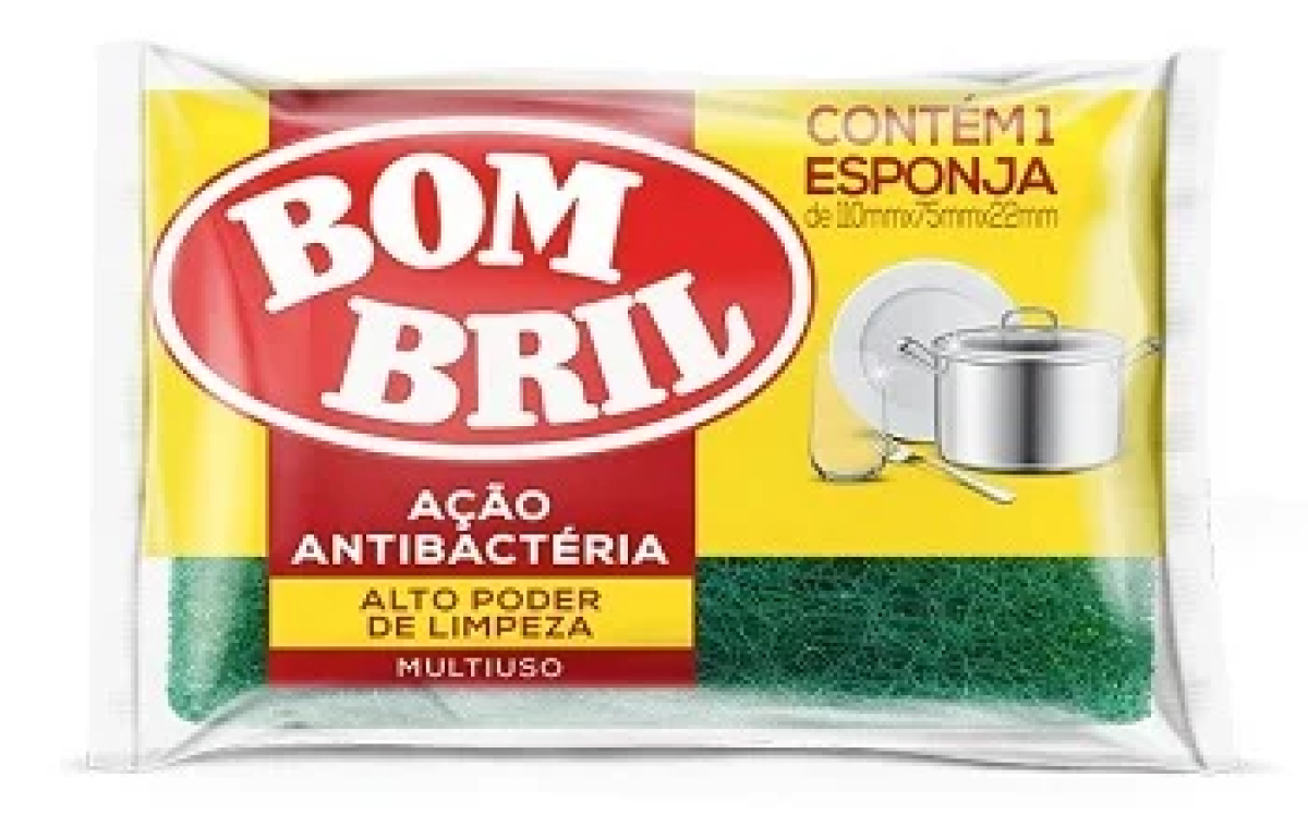 Esponja de Limpeza Bombril Dupla Face Multiuso