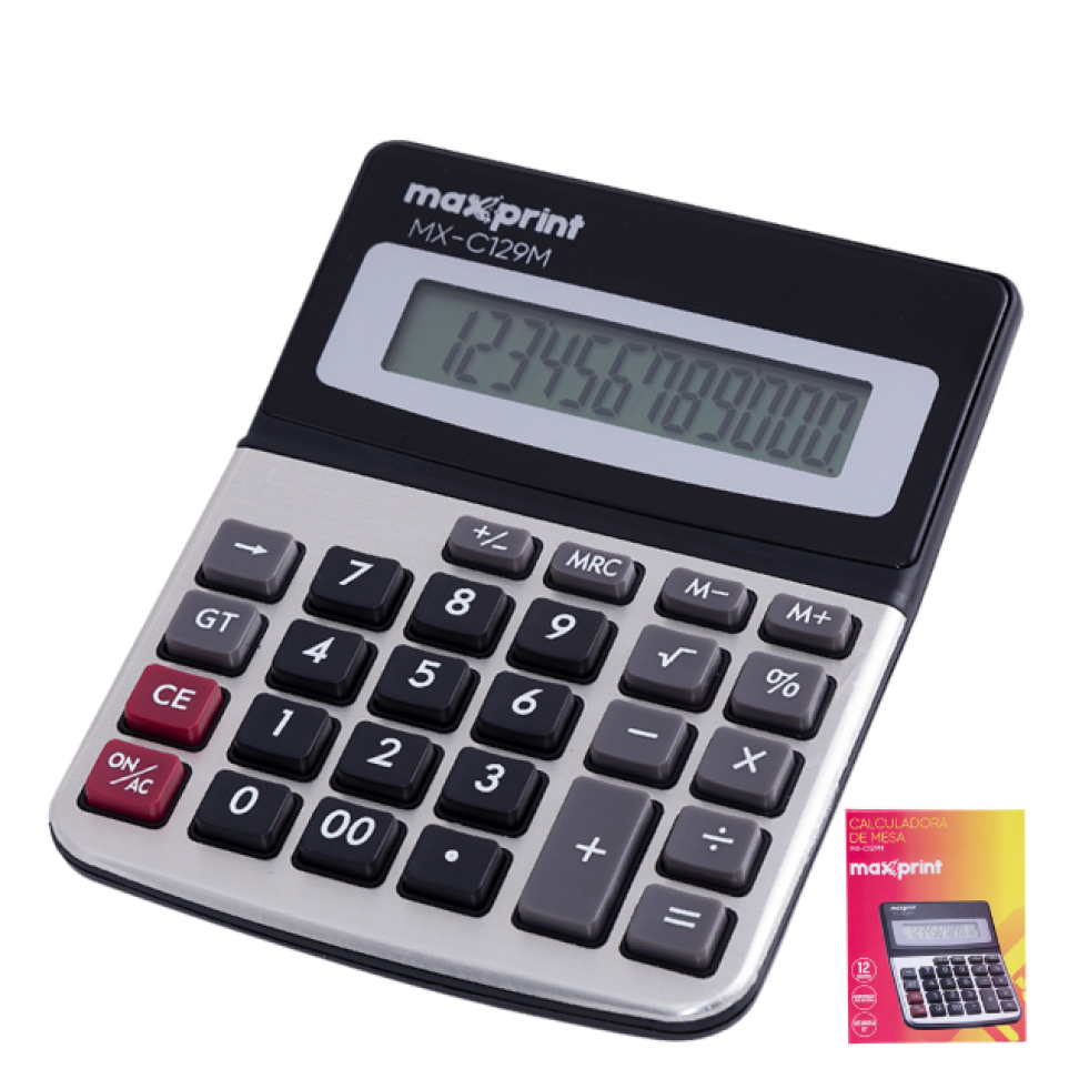 Calculadora de Mesa Maxprint MX129M Tam G
