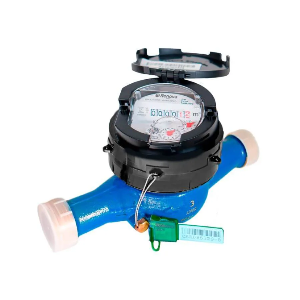 Hidrômetro Multijato FAE 3/4" Dn20 Vmax 3m³/h - Volume