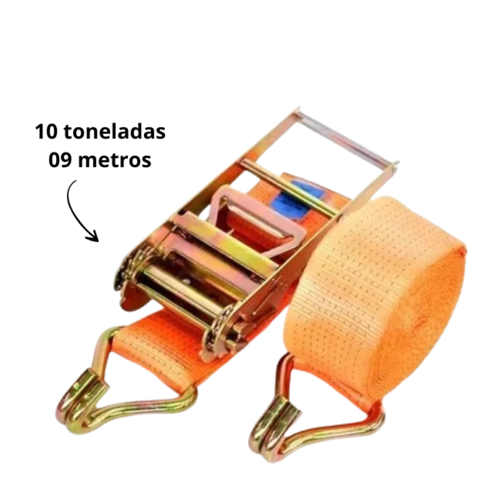 Kit de Amarração Itacorda Laranja 10T 100mm 9m