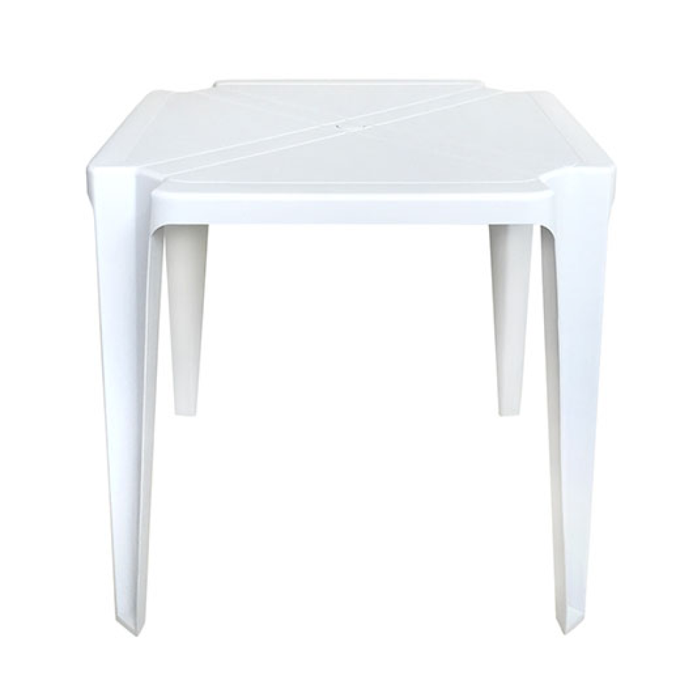 Mesa Plástica Arqplast Quadrada Branca 70 x 70cm