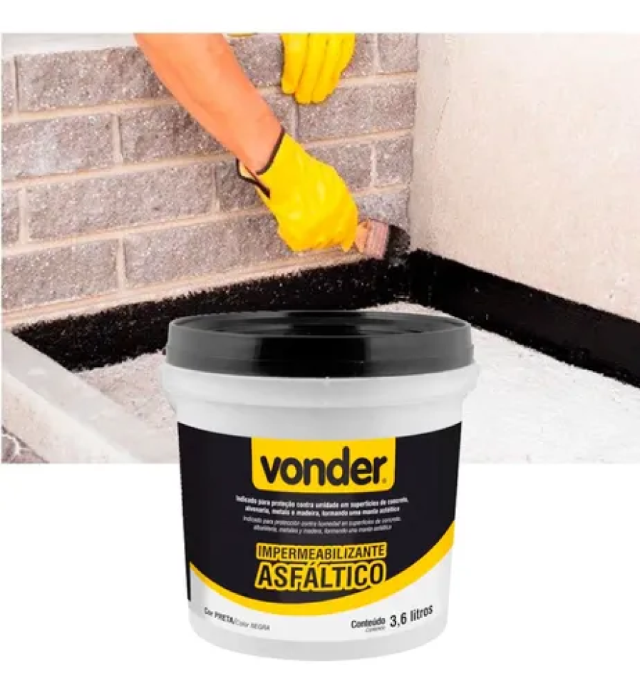 Impermeabilizante Asfático Vonder 3,6L - #3
