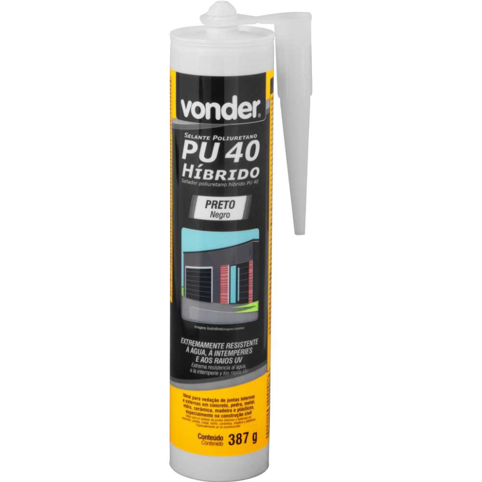 Selante PU TekBond 387g Preto