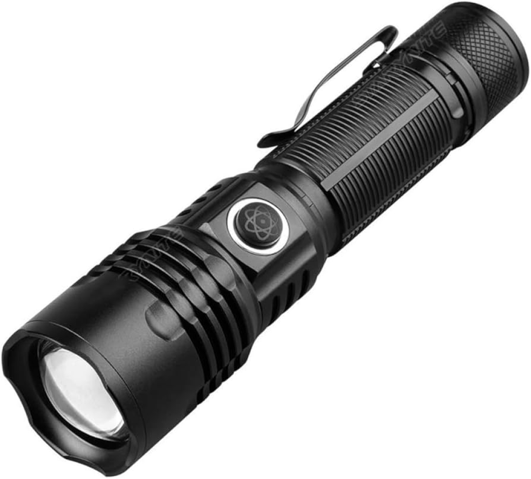 Lanterna Tática Led Recarregável Zoom Regulável 05 Modos