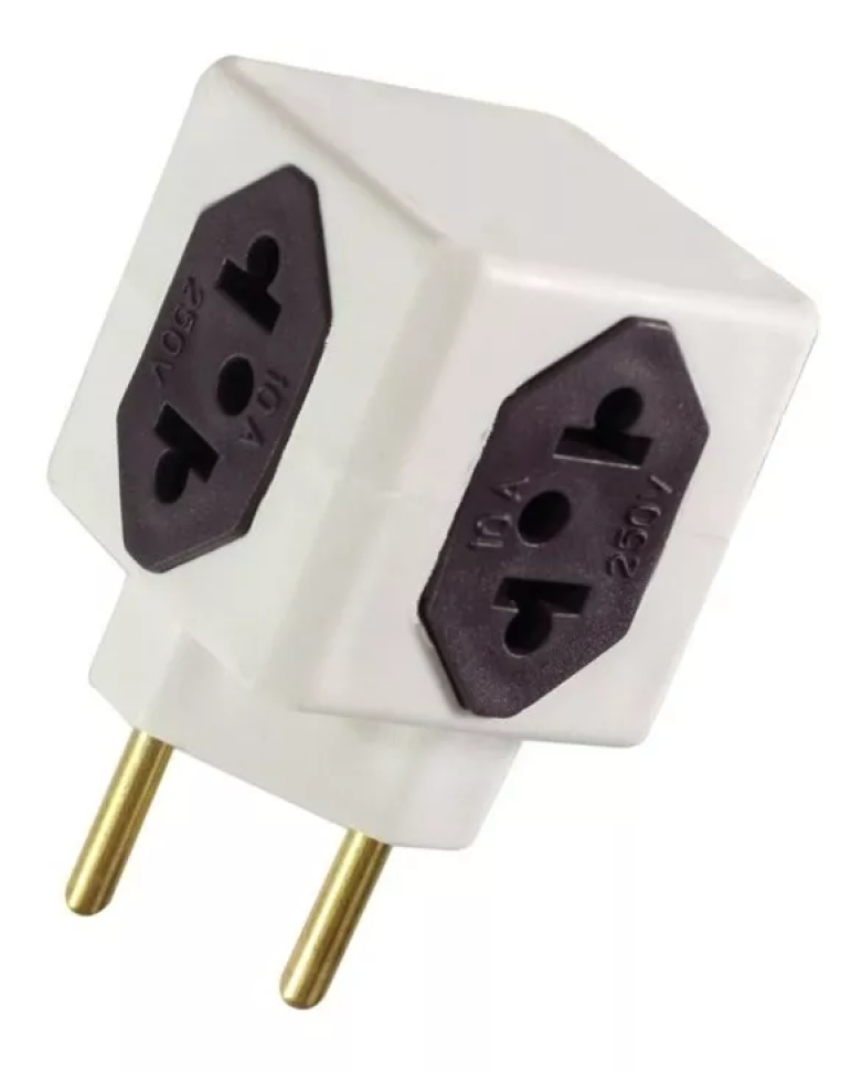 Adaptador de Tomada Elétrica Benjamim Cubo