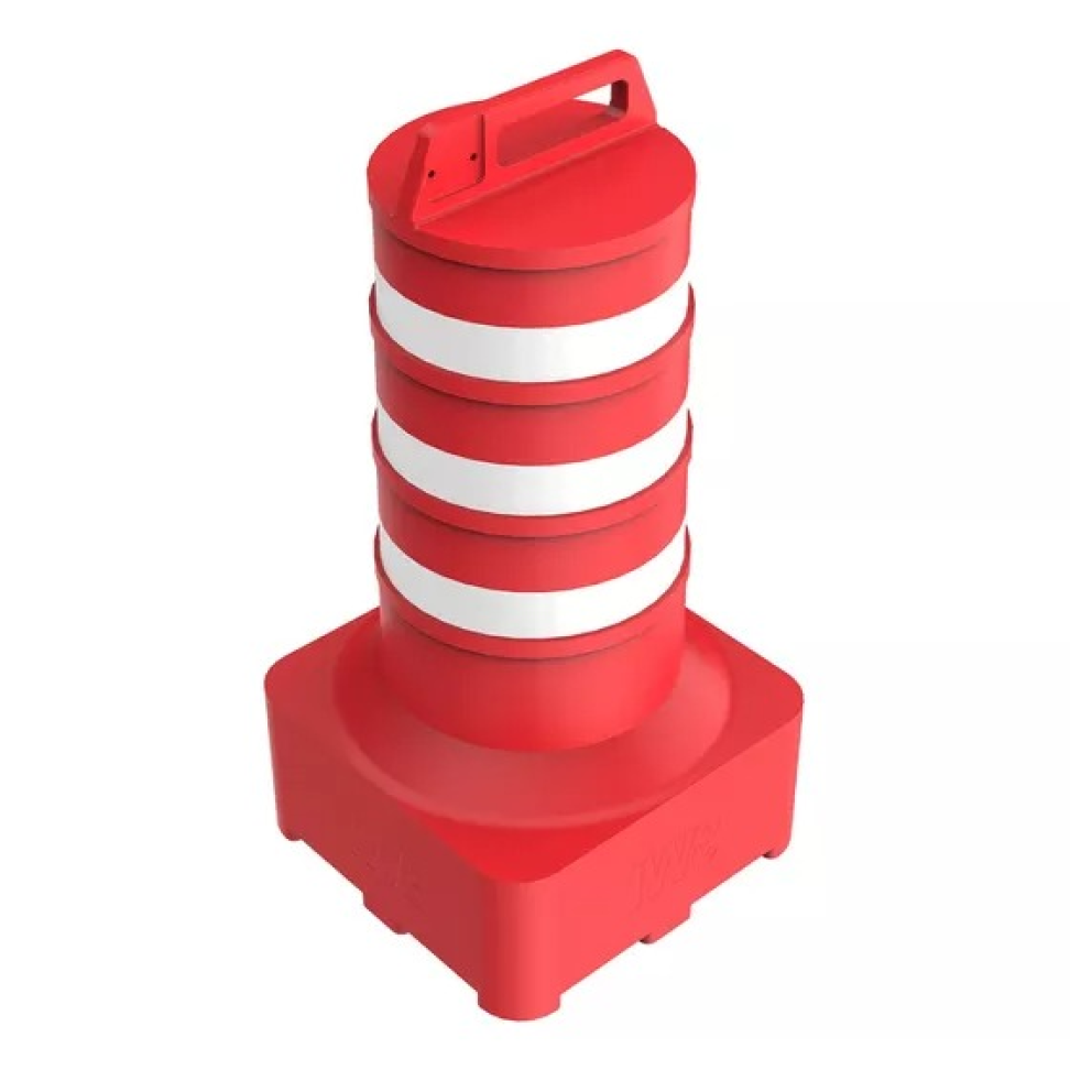 Cone de Sinalização Barril Refletivo Kateli Compartimento Peso