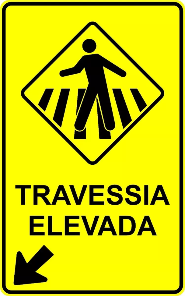 Placa de Sinalização ACM 60 x 80 cm