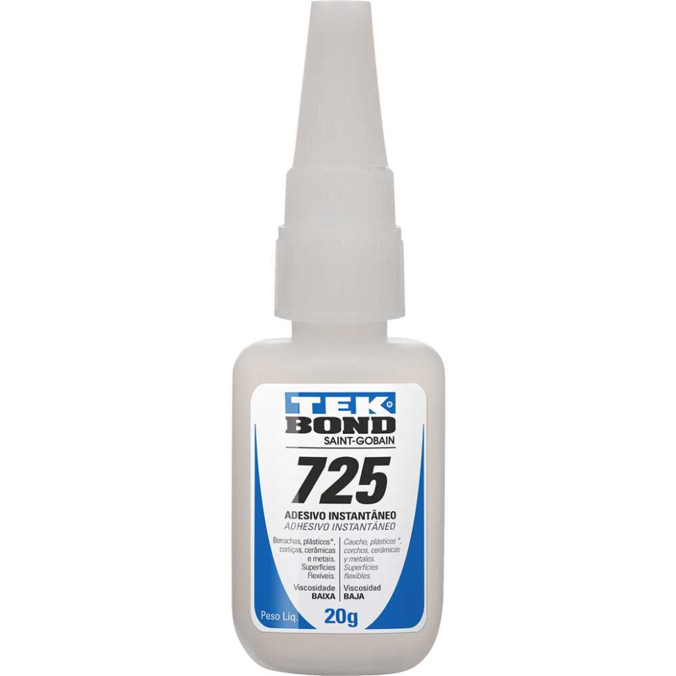 Cola Instantânea Uso Geral TekBond Extra Forte 20g Transparente