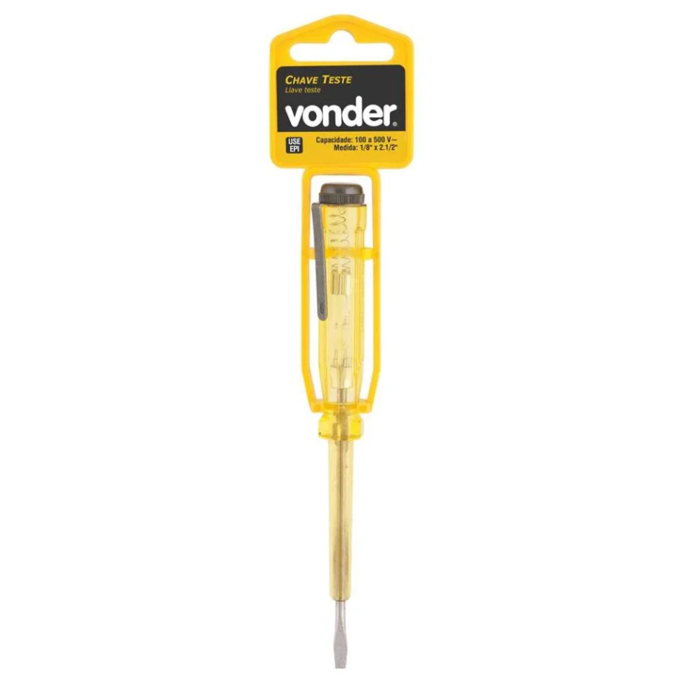 Chave de Teste Vonder 14cm Até 500V