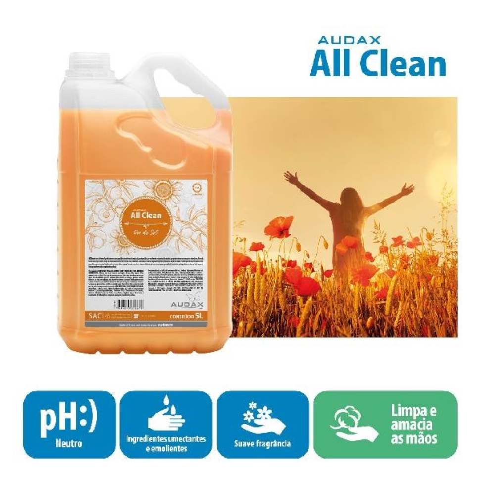 Sabonete Liquido Audax Galão 5L All Clean Pôr do Sol