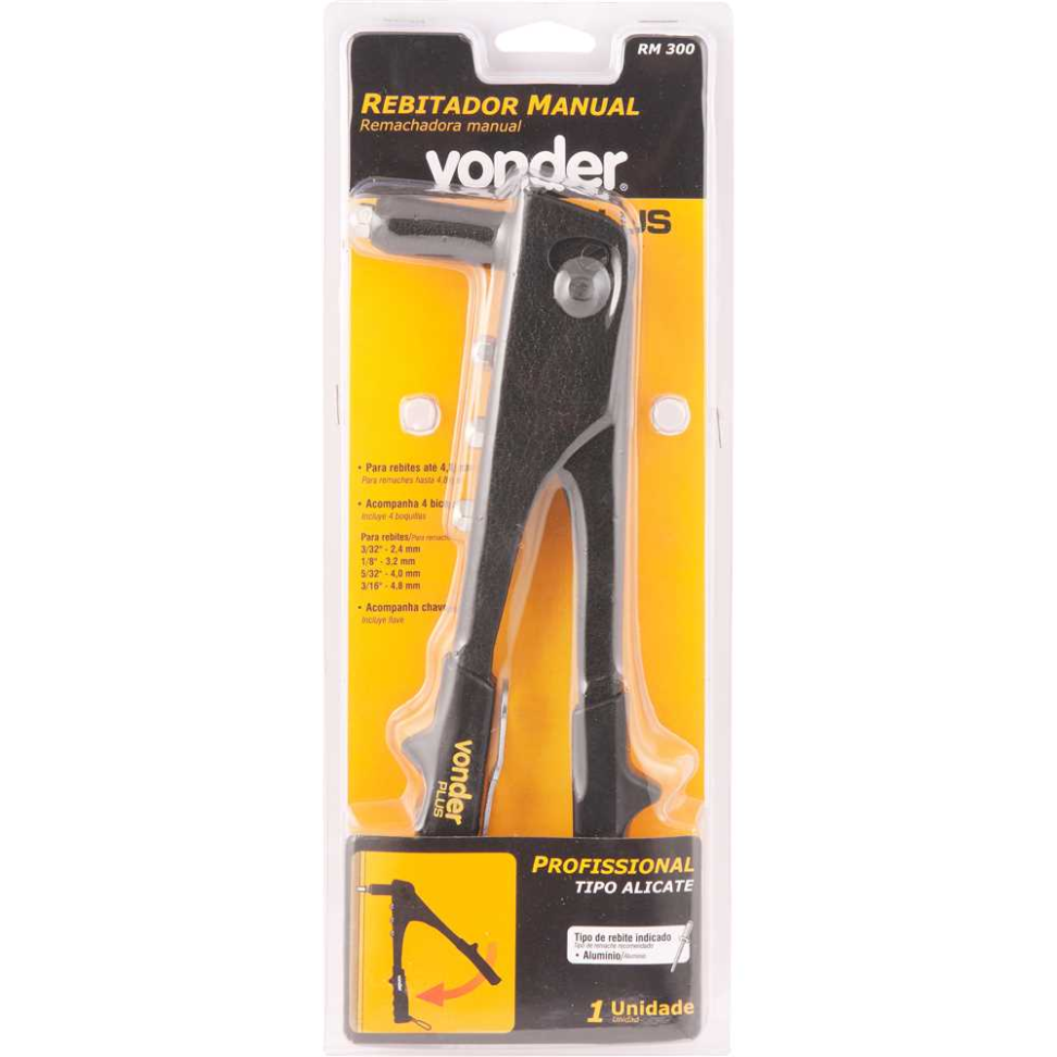 Rebitador Manual Vonder Alicate