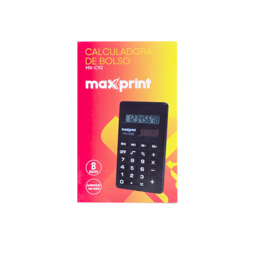 Calculadora de Bolso Maxprint MXC92 Tam P