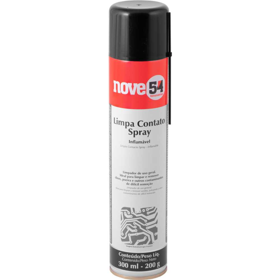 Limpa Contato Spray Nove54 Inflamável 300ml