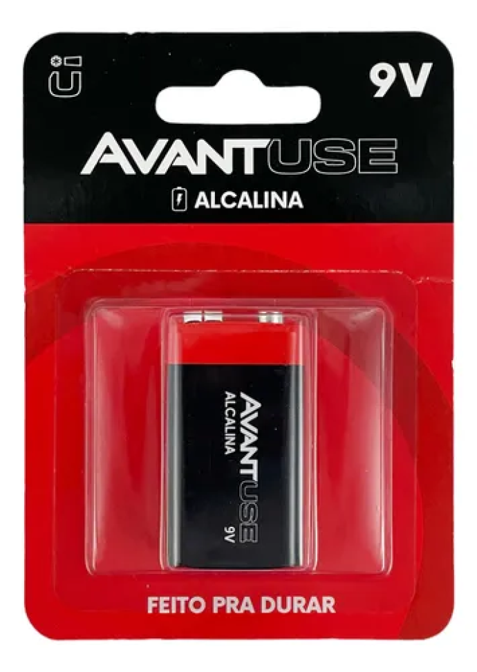 Bateria Avant Alcalina 9V