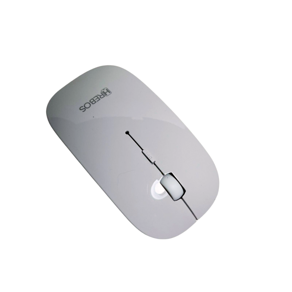 Mouse Sem Fio HRebos HS-760 Branco