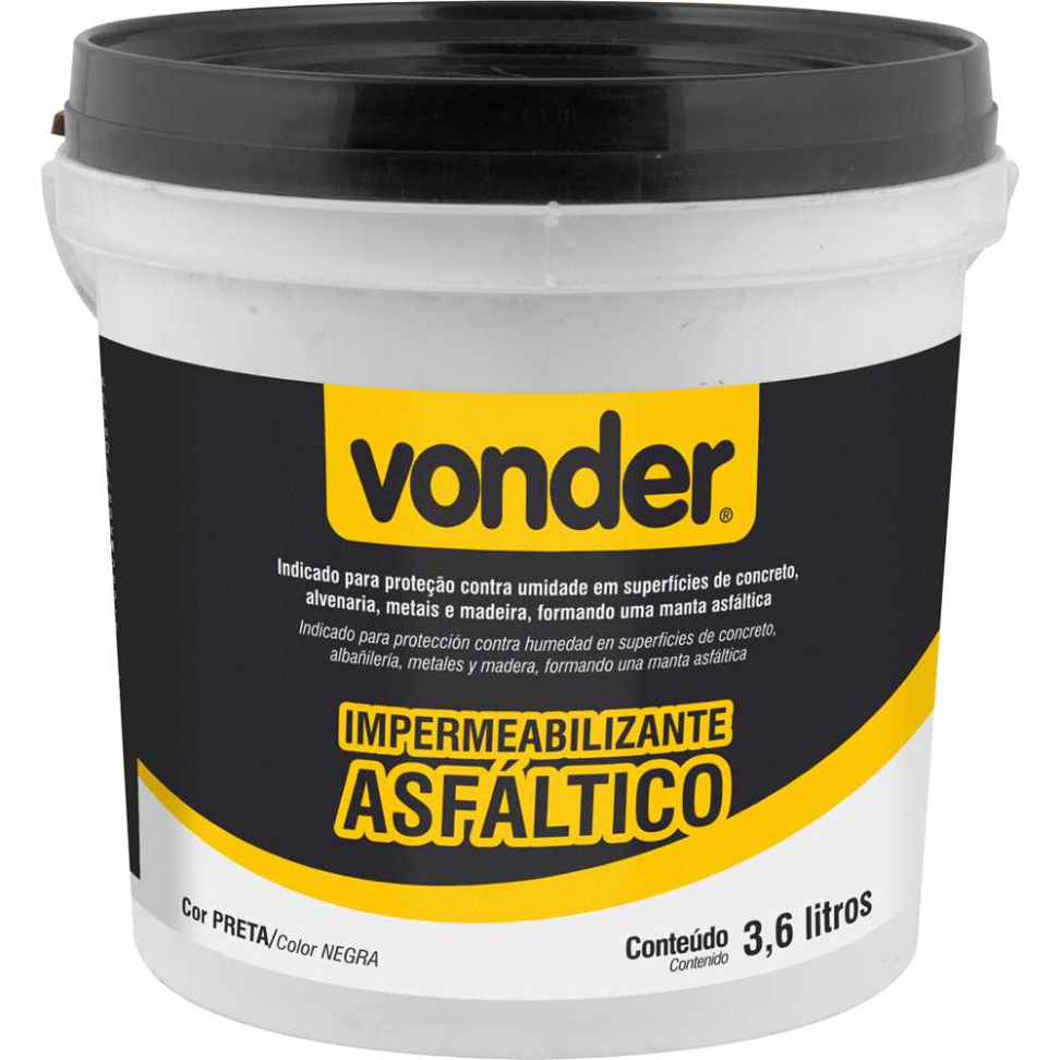 Impermeabilizante Asfático Vonder 3,6L