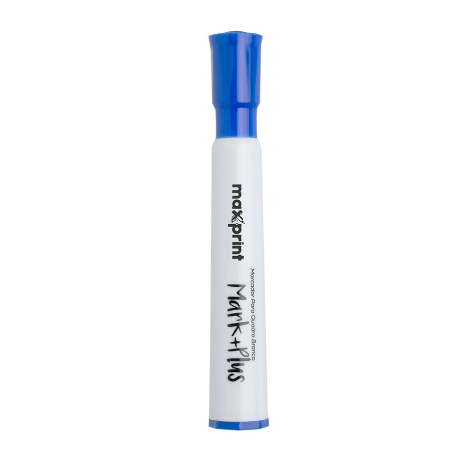 Caneta Marca Texto Maxprint Cor Azul