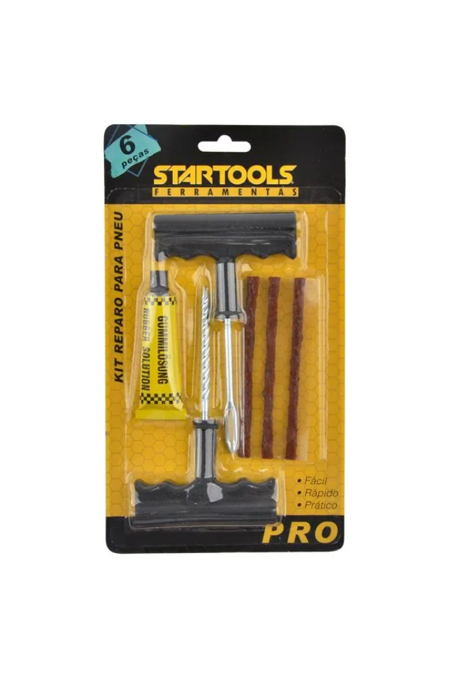 Kit Reparo Startools Pneu Carro Moto