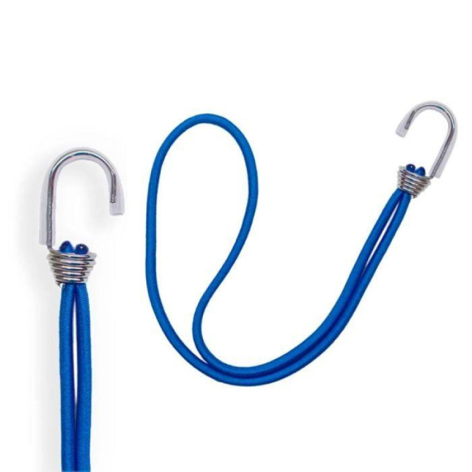Extensor Elástico 2 Ganchos Aço 1m Azul