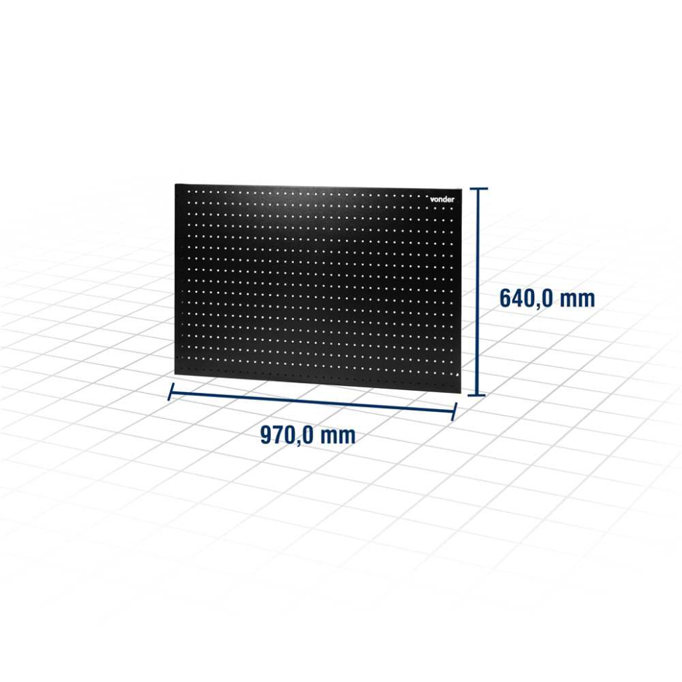 Painel Metálico Porta Ferramentas Vonder 97 x 64cm - #4
