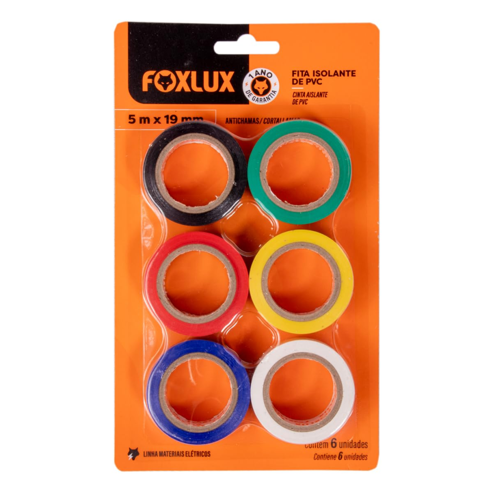 Fita Isolante Foxlux Multcor C/6 Und 5m