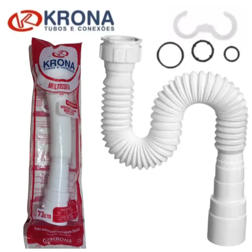Sifão Sanfonado Krona 730 mm