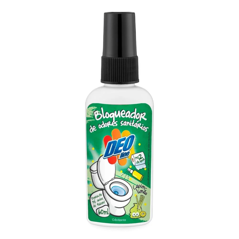 Bloqueador de Odores Sanitário Capim Limão 60ml