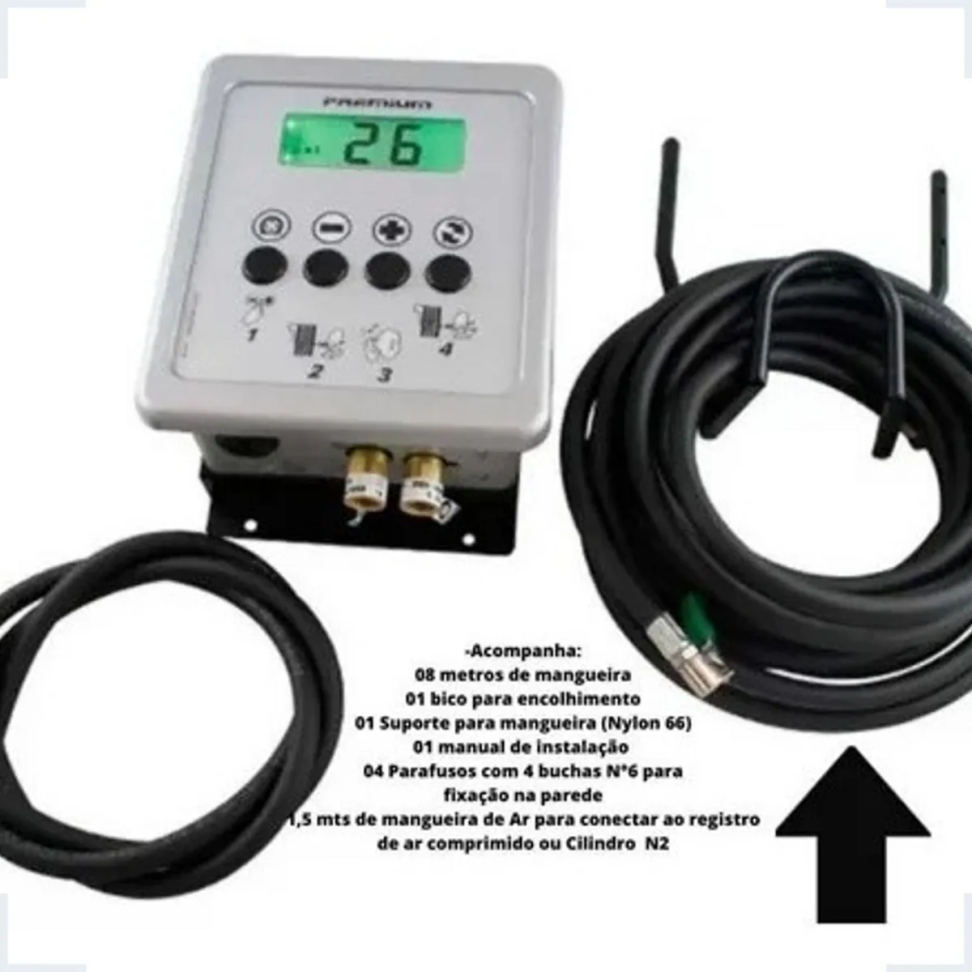 Calibrador de Pneus Eletrônico Stok Air M4000 Tela LCD