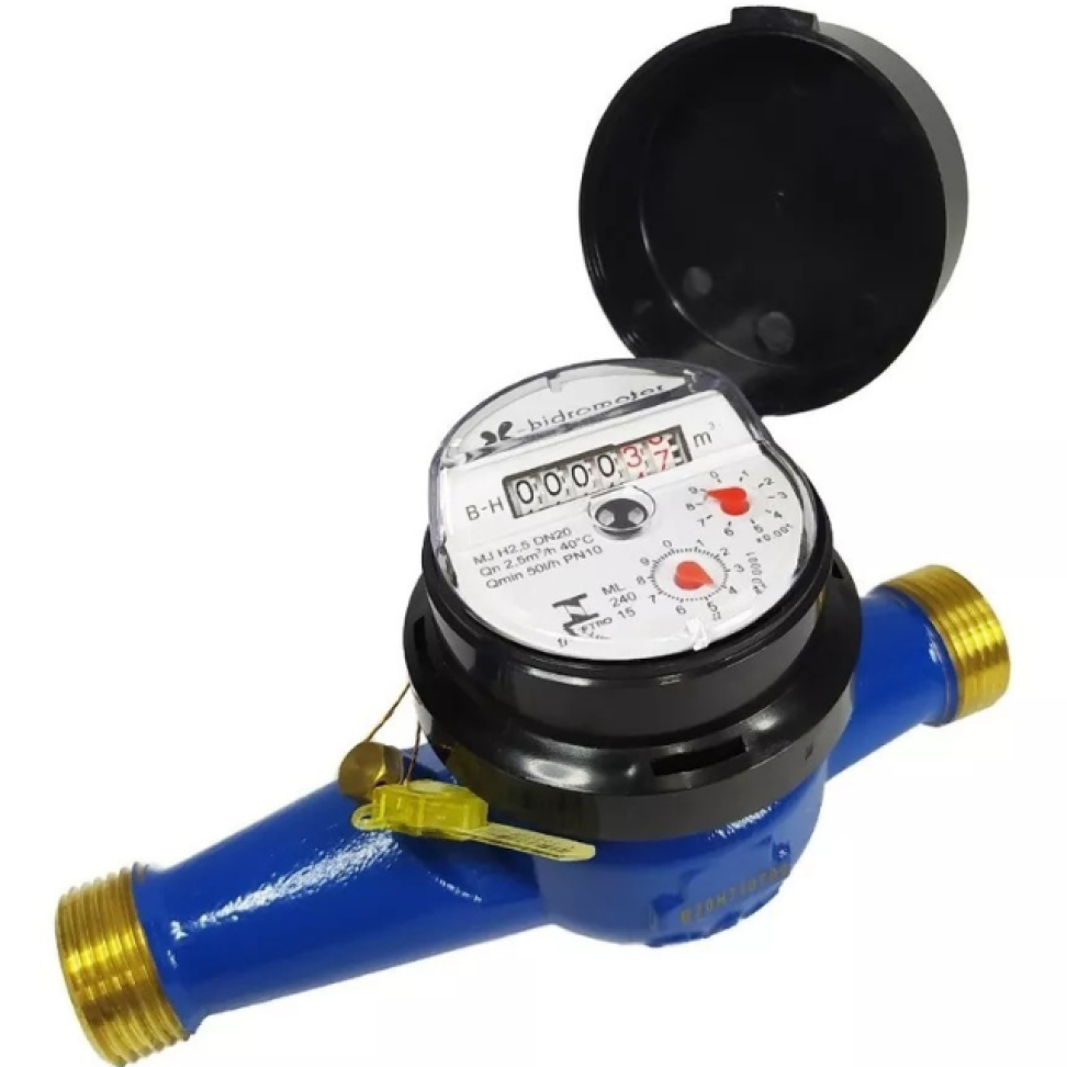 Hidrômetro Multijato Hidrometer 3/4" Dn20 Vmax 3m³/h