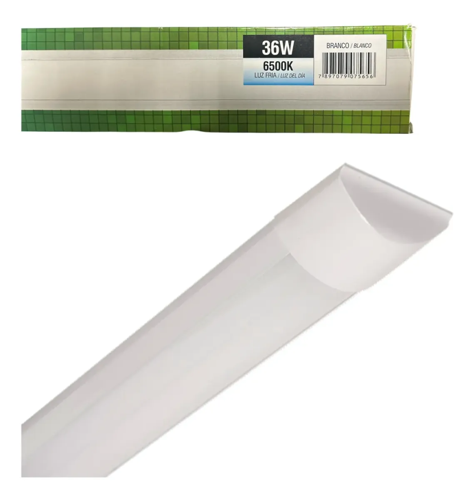 Luminária Led Sobrepor Taschibra 36W Bivolt Branco