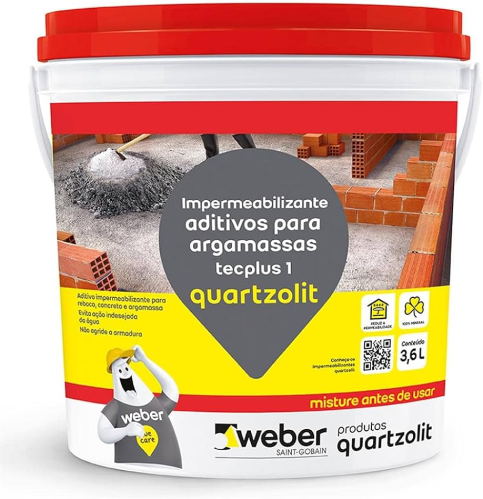 Impermeabilizante de Concreto Quartzolit 3,6L