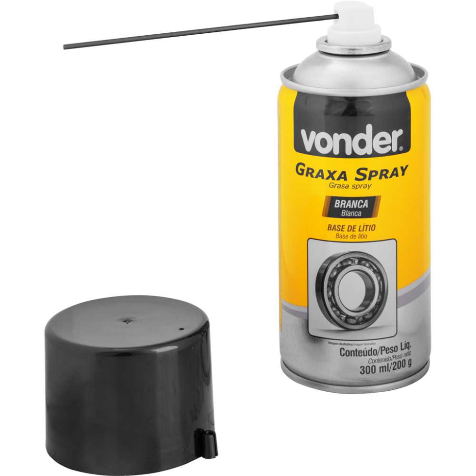 Graxa em Spray Vonder Branca 300ml