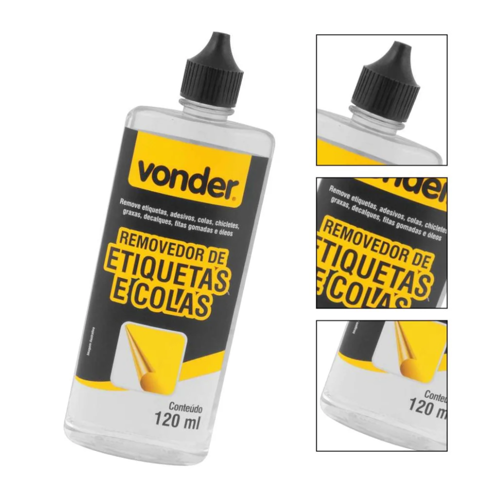 Removedor de Etiquetas e Colas Vonder 120ml