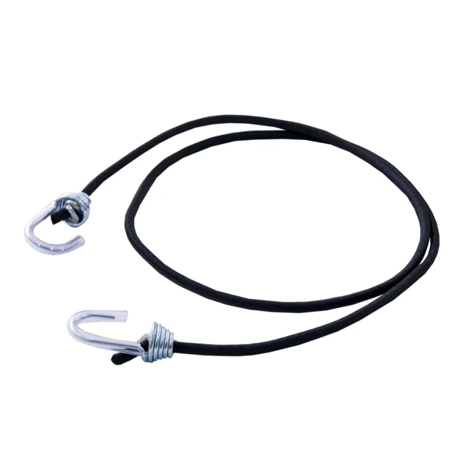Extensor Elástico 2 Ganchos Aço 1m Preto