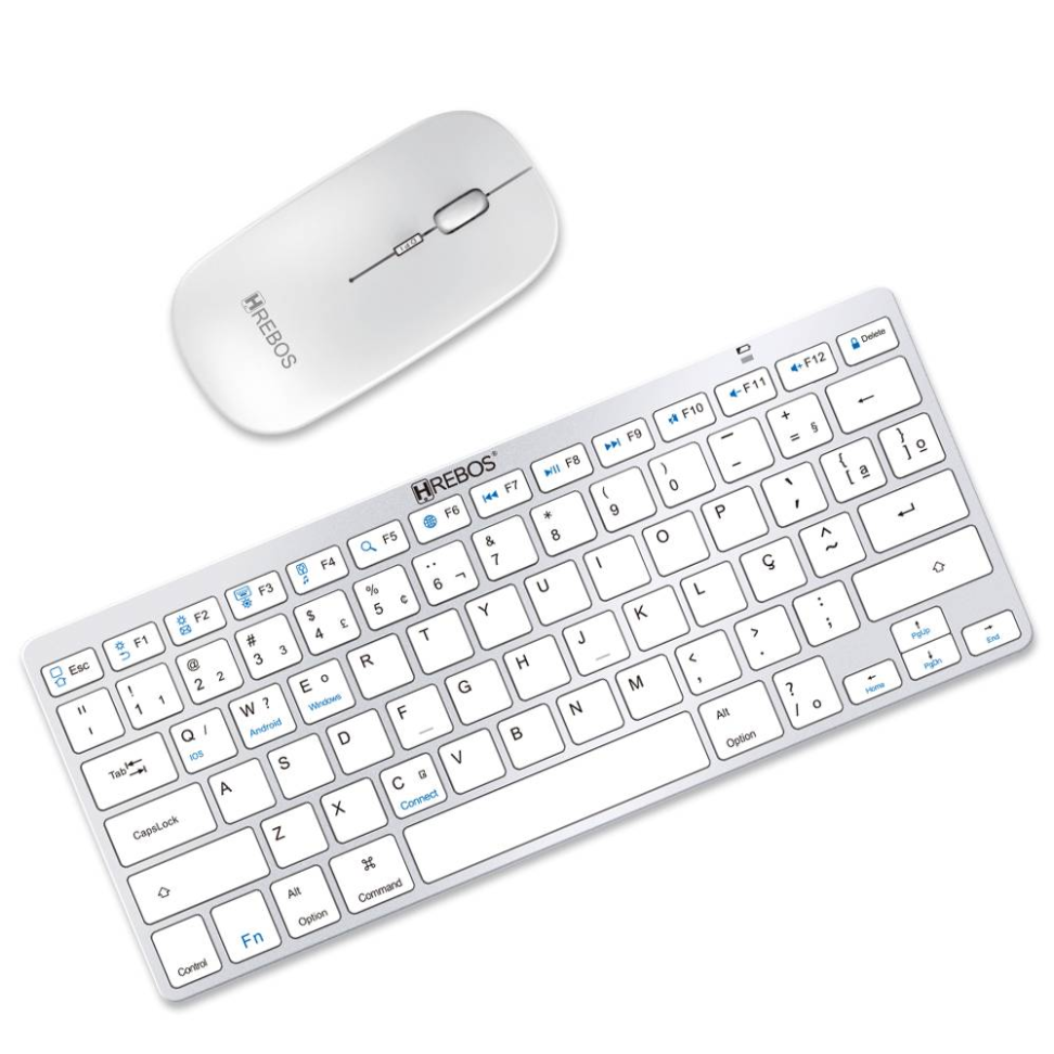 Kit Mouse Teclado Wireless HRebos HS-750K