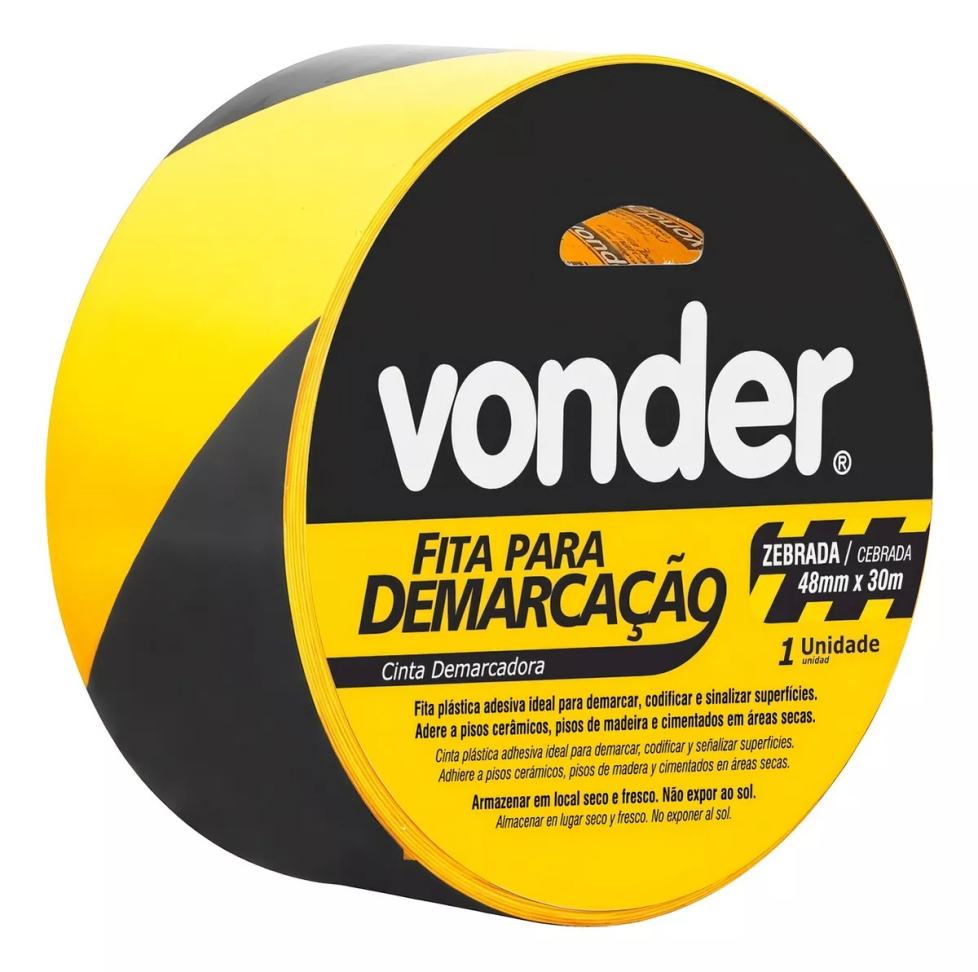 Fita Demarcação Vonder 48mm x 30m