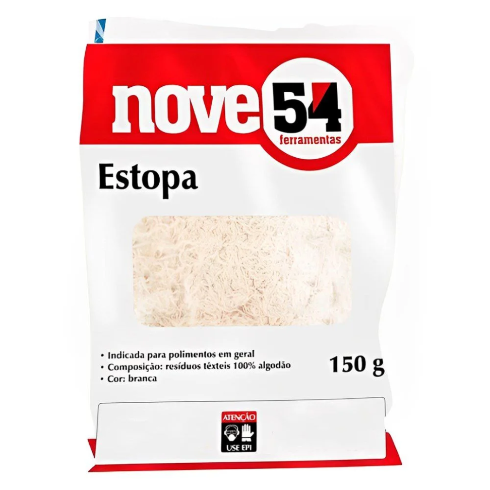 Estopa para Polimento Nove54 Branca 150g