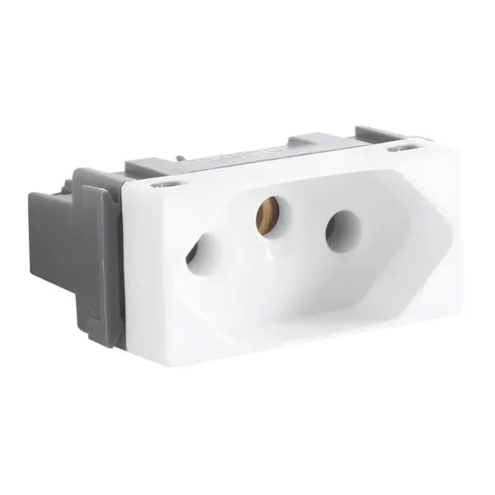 Módulo Tomada Tramontina 2P+T 10A 250V Aria Branco