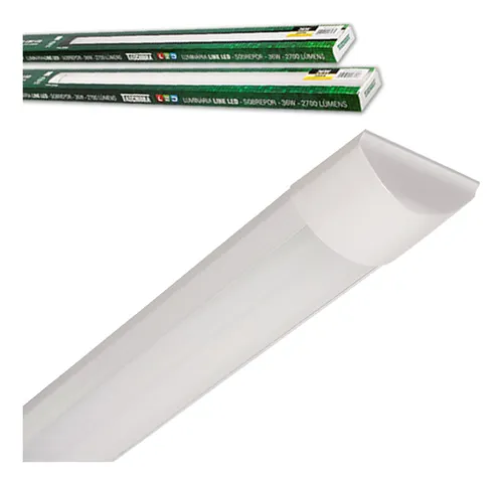 Luminária Led Sobrepor Taschibra 18W Bivolt