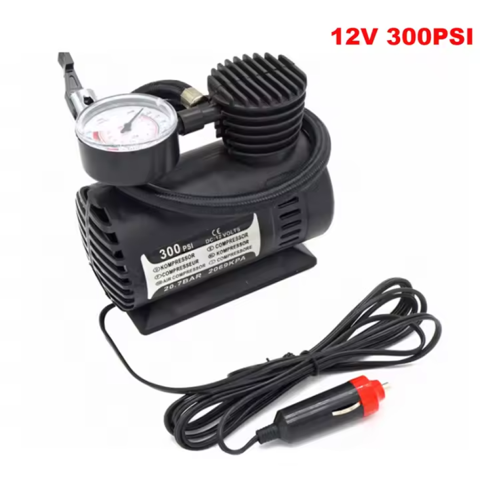 Compressor de Ar Mini Elétrico Portátil 12V