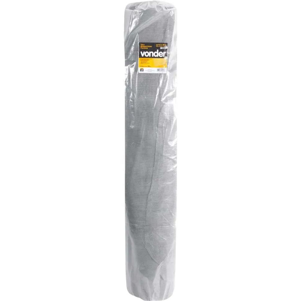 Tela Mosquiteiro Vonder Cinza 1,0 m x 50 m