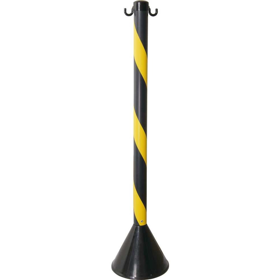 Pedestal de Sinalização Vonder 90 cm Preto/Amarelo