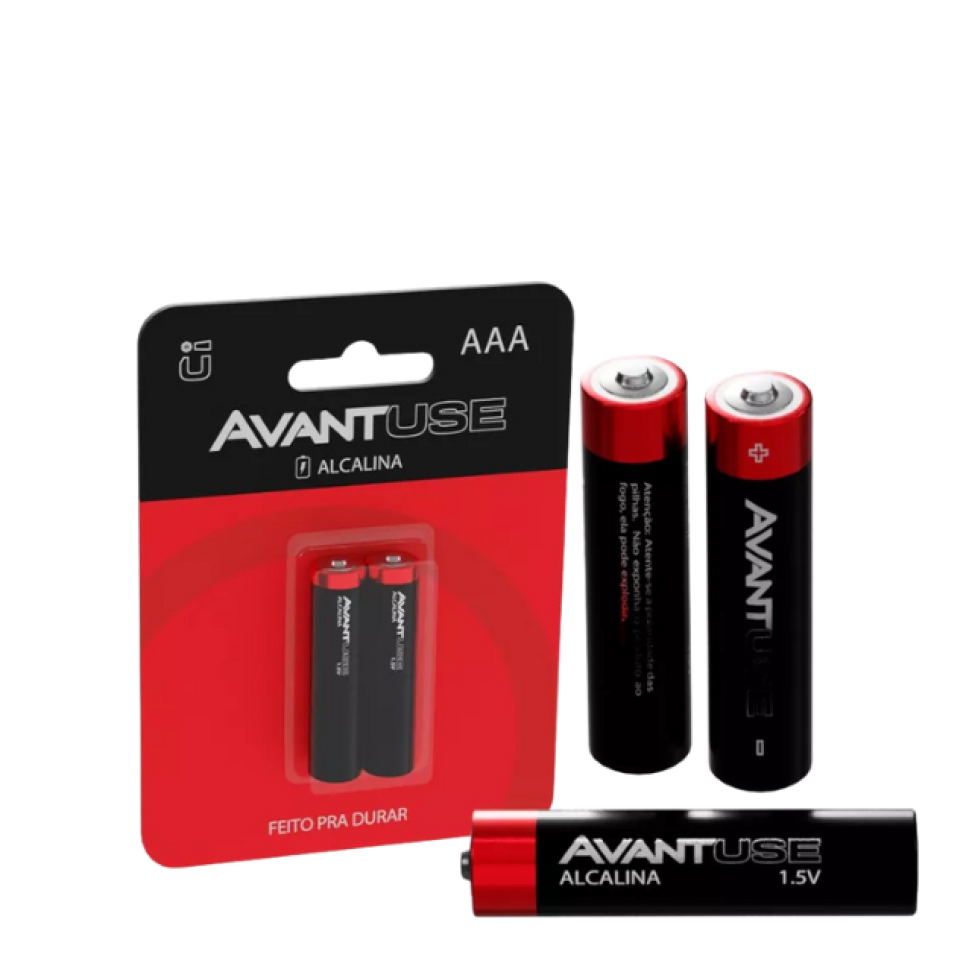 Pilha Alcalina Avant AAA C/2